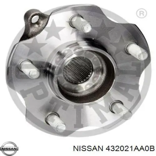 Задня маточина 432021AA0B Nissan/Infiniti
