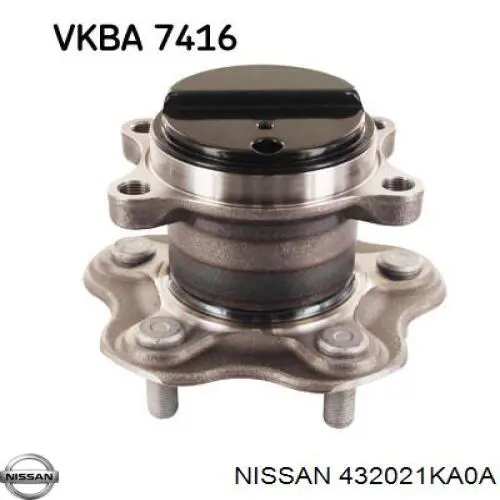 Купити 432021KA0A Nissan/Infiniti Підшипник ступиці колеса