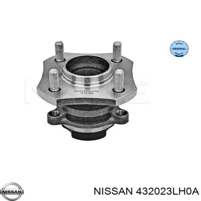 Маточини задніх коліс Nissan/Infiniti 432023LH0A ціна, від 243.92 USD