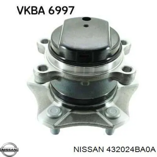 Маточини задніх коліс Nissan/Infiniti 432024BA0A ціна, від 19.00 USD