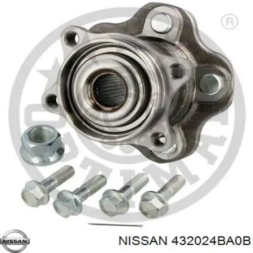 Купити 432024BA0B Nissan/Infiniti Підшипник ступиці колеса