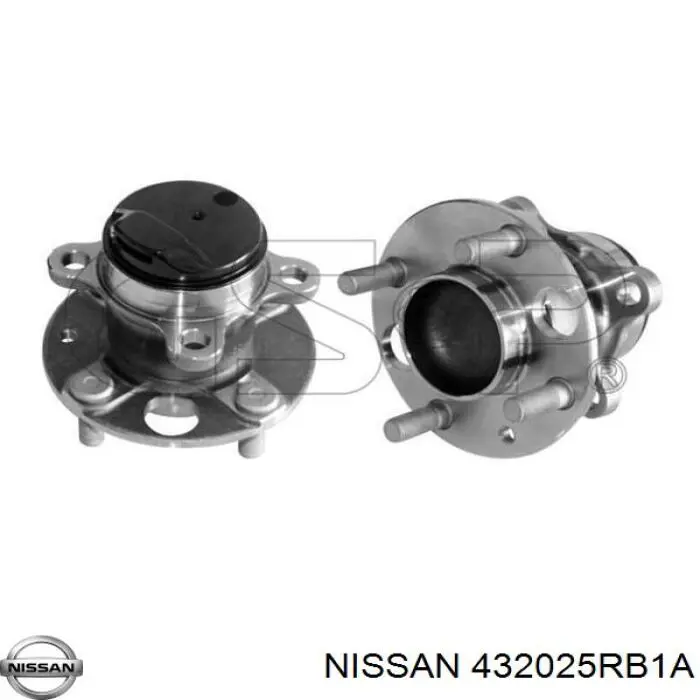 Задня маточина 432025RB1A Nissan/Infiniti