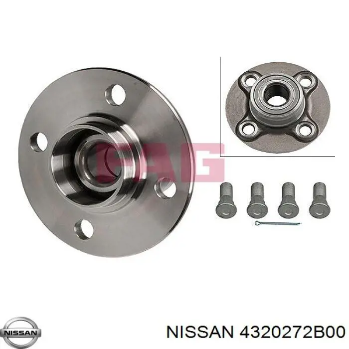 4320272B00 Nissan/Infiniti Маточина задня