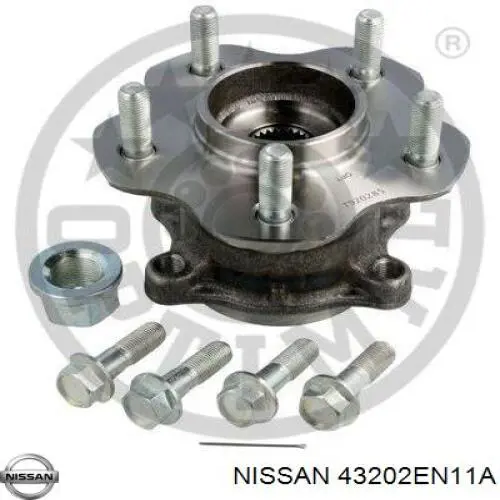 Купити 43202EN11A Nissan/Infiniti Підшипник ступиці колеса