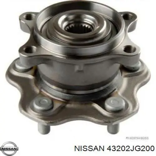 Маточини задніх коліс Nissan/Infiniti 43202JG200 ціна, від 21.53 USD