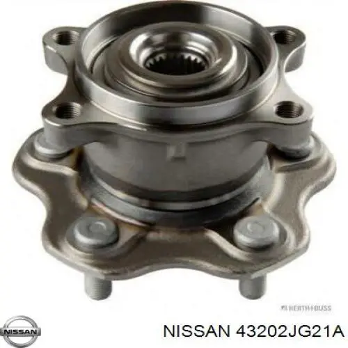 Задня маточина 43202JG21A Nissan/Infiniti