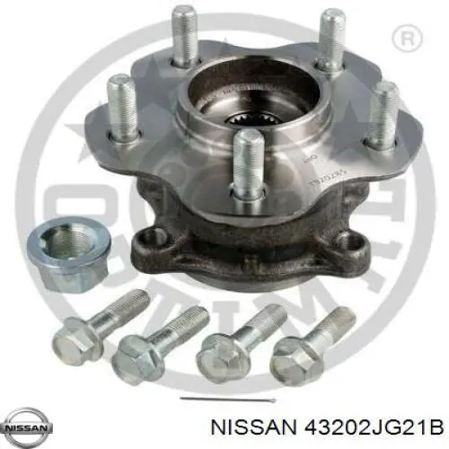 Купити 43202JG21B Nissan/Infiniti Маточини передніх коліс