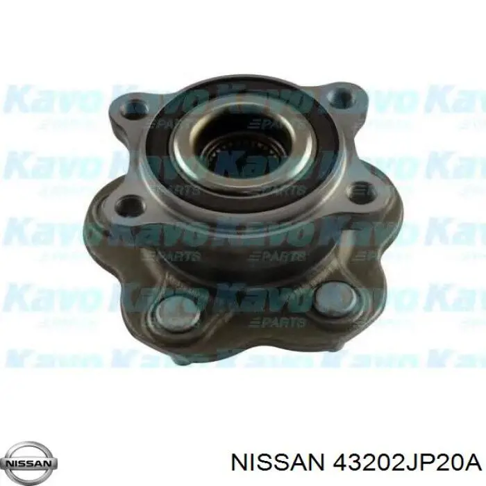 Купити 43202JP20A Nissan/Infiniti Підшипник ступиці колеса