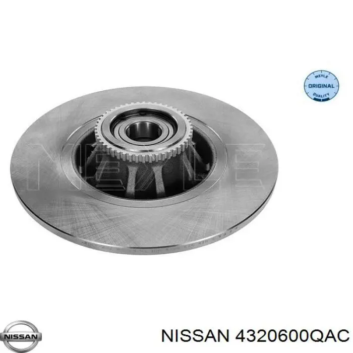 Купити 4320600QAC Nissan/Infiniti Диск заднього гальма