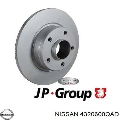 4320600QAD Nissan/Infiniti Дискові гальма