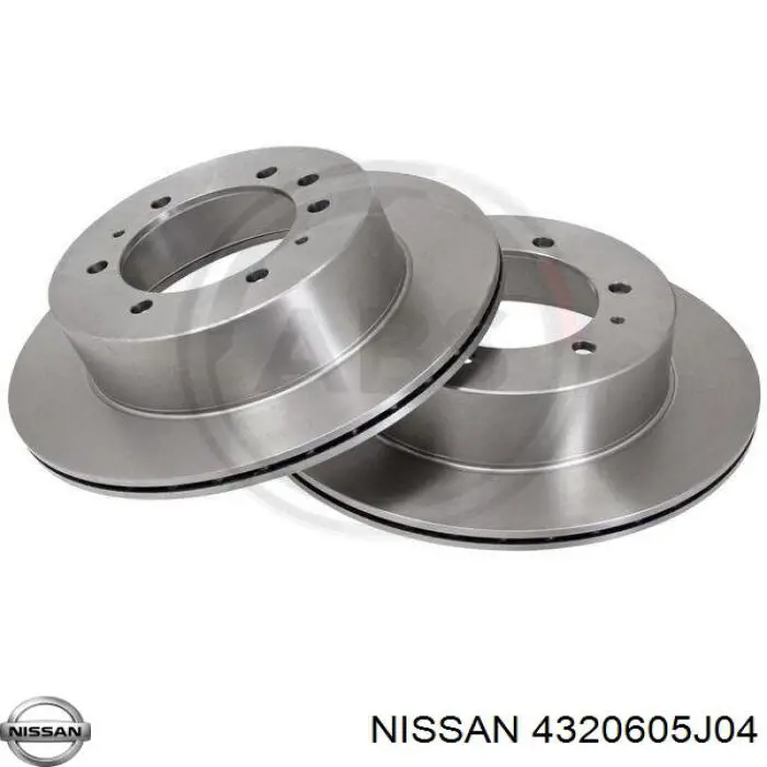 Задні дискові гальма Nissan/Infiniti 4320605J04 ціна, від 50.14 USD