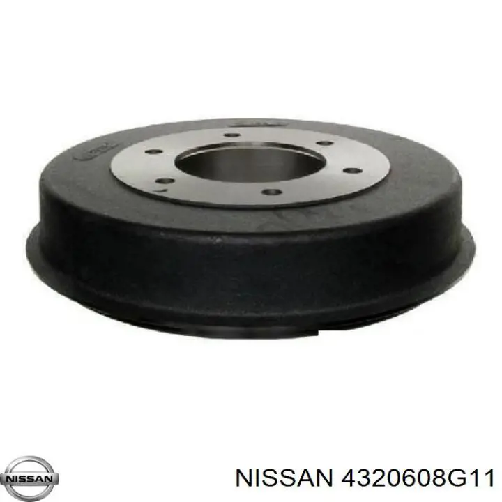 4320608G11 Nissan барабан гальмівний задній