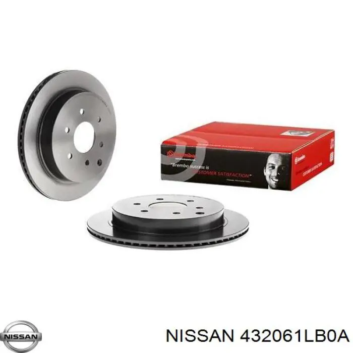 Гальмівні диски 432061LB0A Nissan/Infiniti