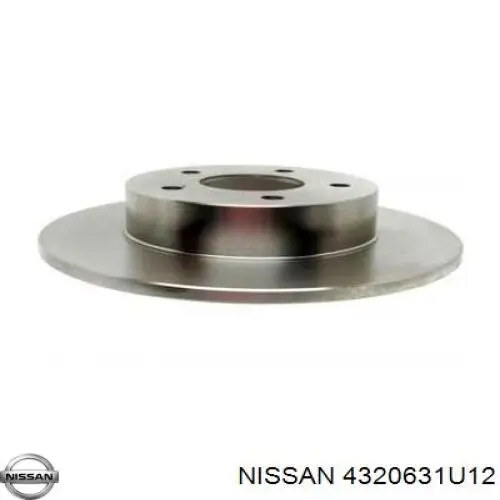Задні дискові гальма Nissan/Infiniti 4320631U12 ціна, від 24.36 USD