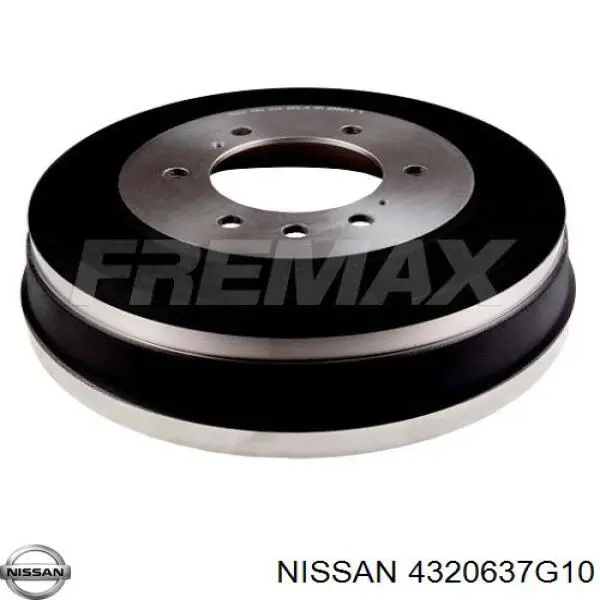 Барабан гальмівний задній Nissan/Infiniti 4320637G10 ціна, від 65.84 USD