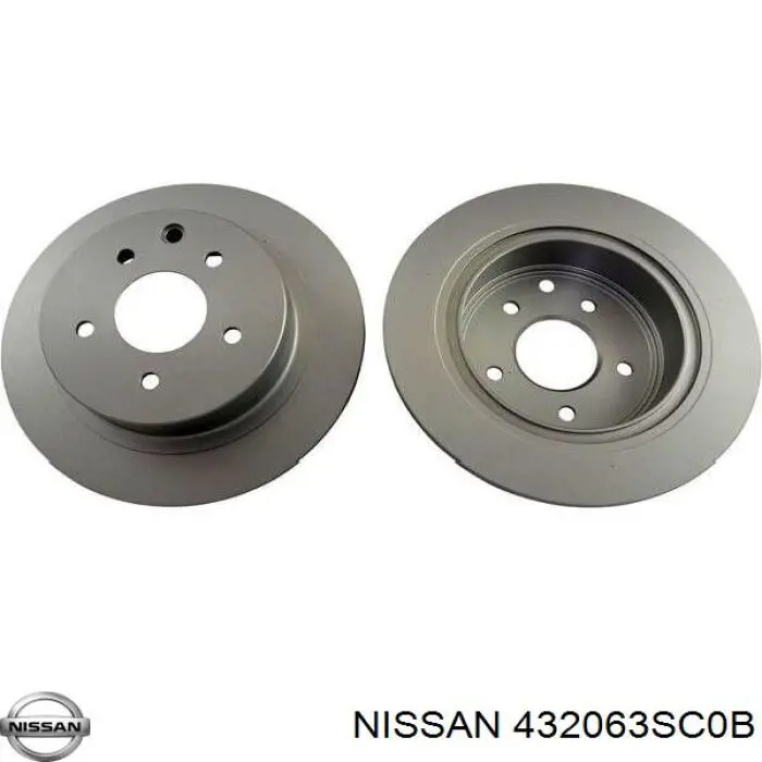 432063SC0B Nissan/Infiniti Гальмо дискове переднє