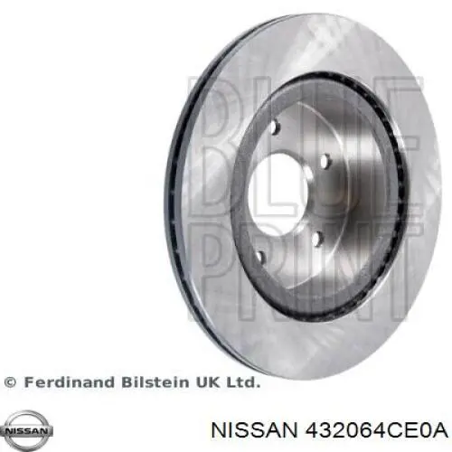 432064CE0A Nissan/Infiniti Дискові гальма