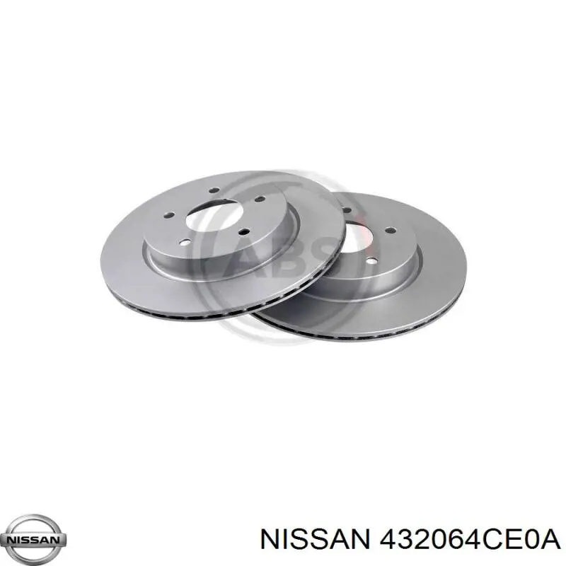 Задні дискові гальма Nissan/Infiniti 432064CE0A ціна, від 11.69 USD