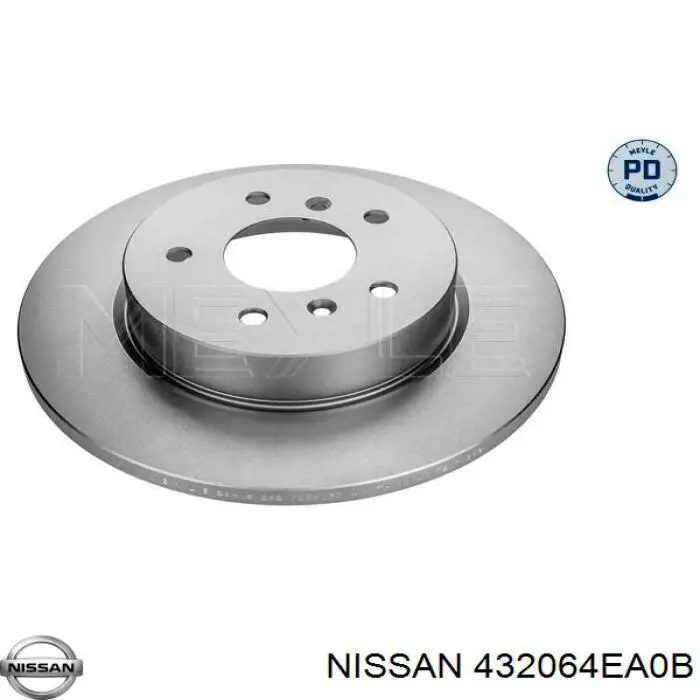 Купити 432064EA0B Nissan/Infiniti Диск заднього гальма