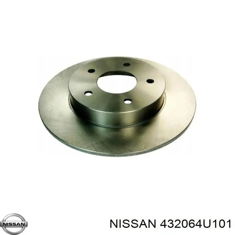 432064U101 Nissan диск гальмівний задній