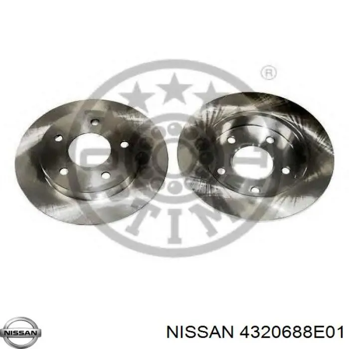 Гальмівні диски 4320688E01 Nissan/Infiniti