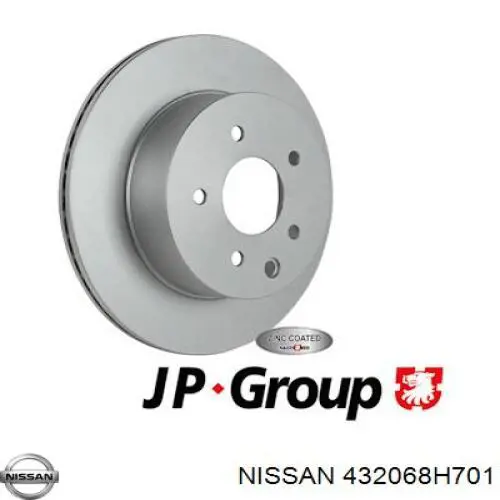 432068H701 Nissan/Infiniti Дискові гальма