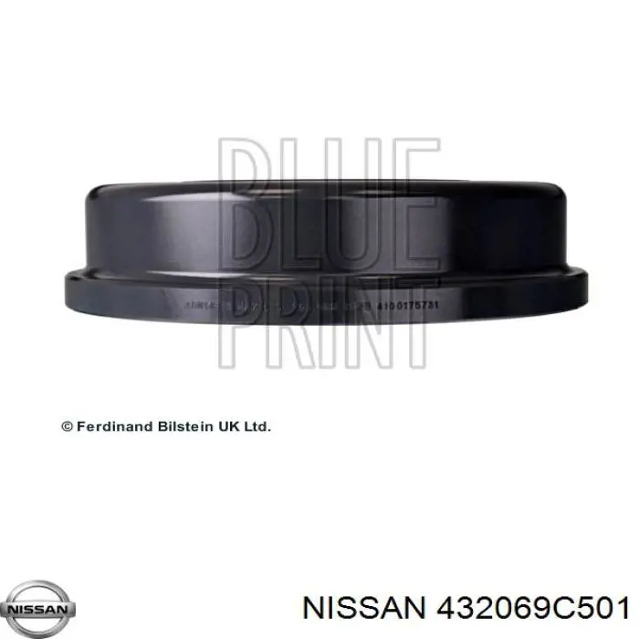 Барабан гальмівний задній Nissan/Infiniti 432069C502