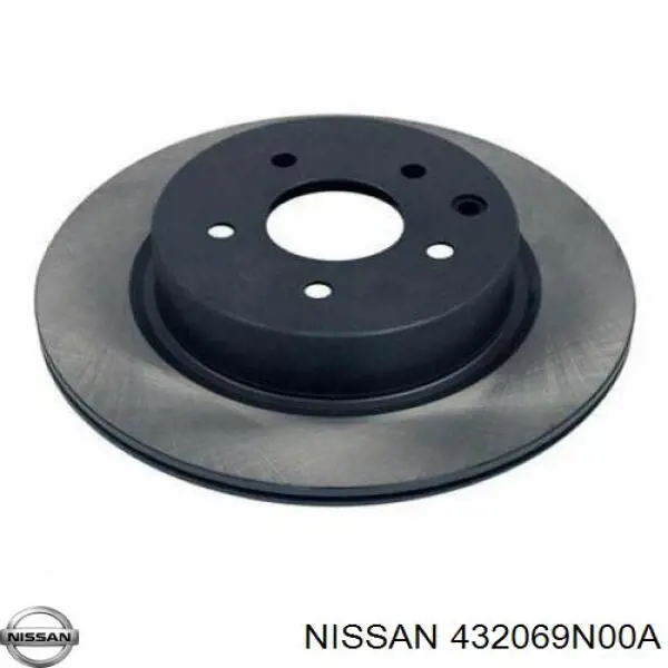 432069N00A Nissan диск гальмівний задній