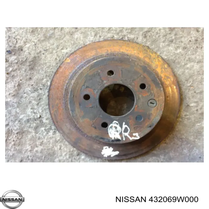 Диск гальмівний задній Nissan/Infiniti 432069W000
