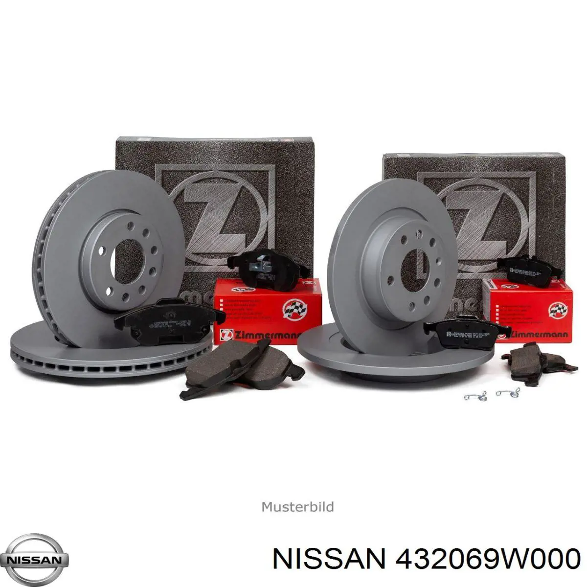 Купити 432069W000 Nissan/Infiniti Диск заднього гальма