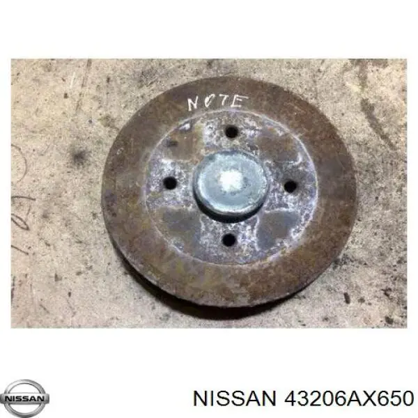 43206AX650 Nissan/Infiniti Барабан гальмівний задній