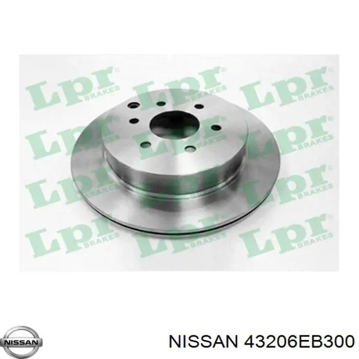 Задні дискові гальма Nissan/Infiniti 43206EB300 ціна, від 12.98 USD