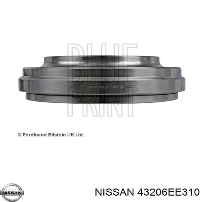 43206EE310 Nissan/Infiniti Барабан гальмівний задній