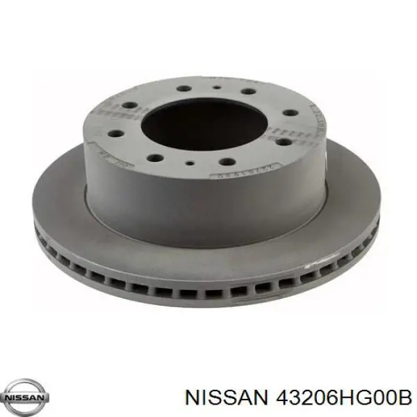 Купити 432065DA0A Nissan/Infiniti Диск заднього гальма