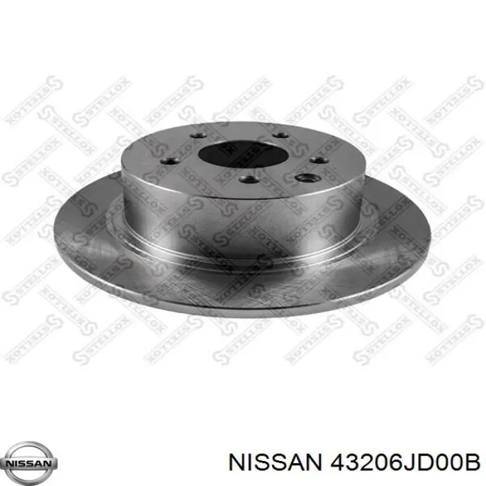 Купити 43206JD00B Nissan/Infiniti Диск заднього гальма