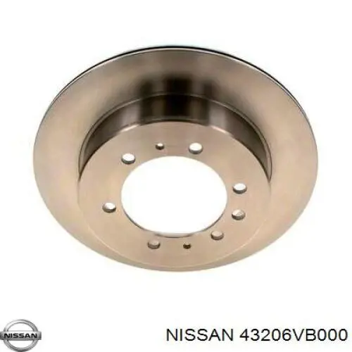 Задні дискові гальма Nissan/Infiniti 43206VB000 ціна, від 49.28 USD