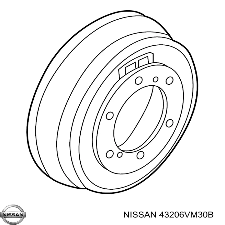 Барабан гальмівний задній Nissan/Infiniti 43206VM30B ціна, від 57.35 USD