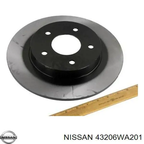 Купити 43206WA201 Nissan/Infiniti Диск заднього гальма