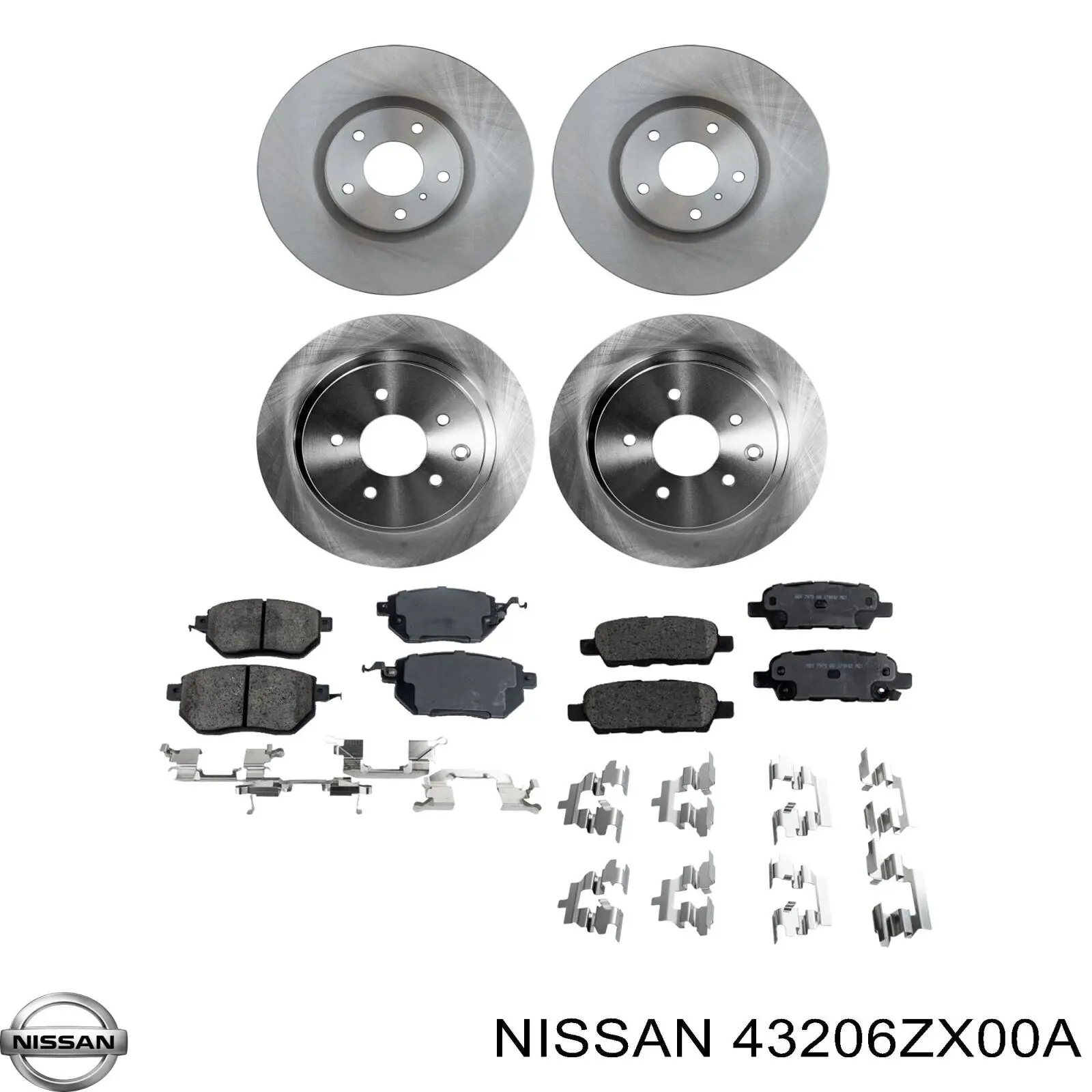 Гальмівні диски 43206ZX00A Nissan/Infiniti