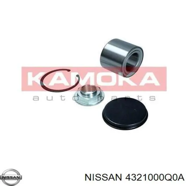 Підшипник маточини задньої Nissan/Infiniti 4321000Q0A ціна, від 33.62 USD