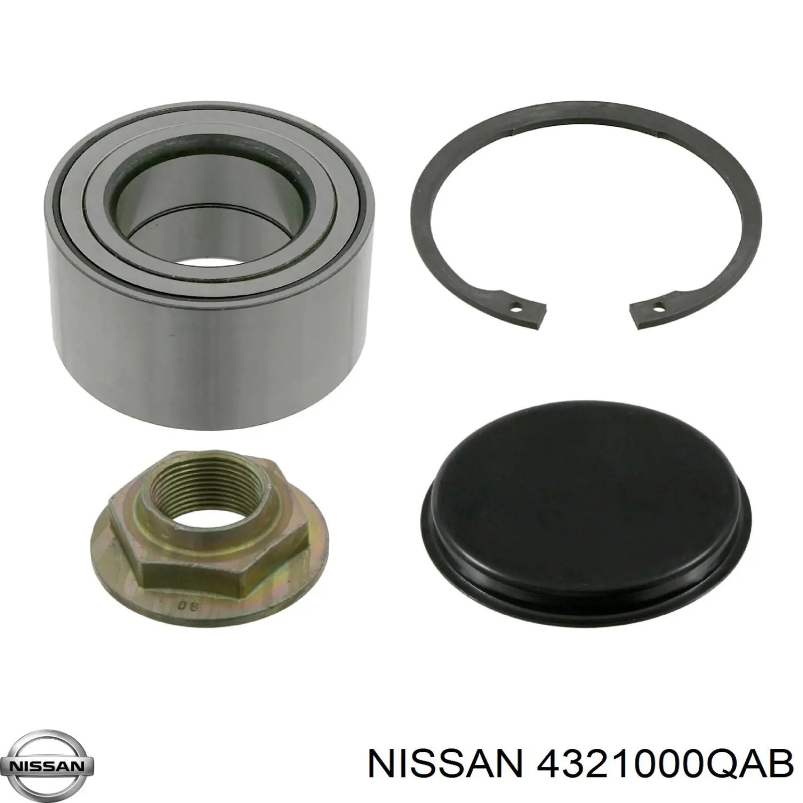 4321000QAB Nissan/Infiniti Підшипник ступиці задньої