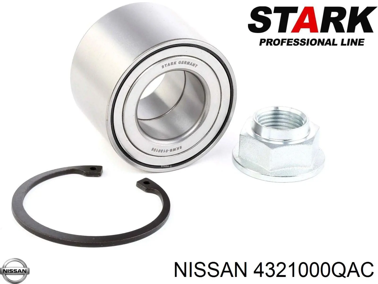 Підшипник маточини задньої Nissan/Infiniti 4321000QAC ціна, від 18.78 USD