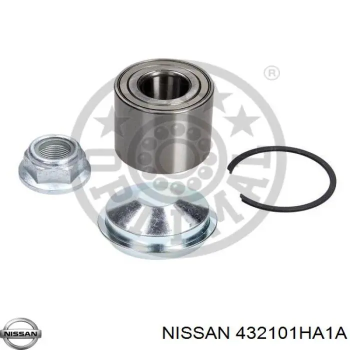 Підшипник маточини задньої Nissan/Infiniti 432101HA1A ціна, від 20.13 USD