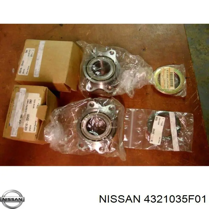 Підшипник маточини задньої 4321035F01 Nissan