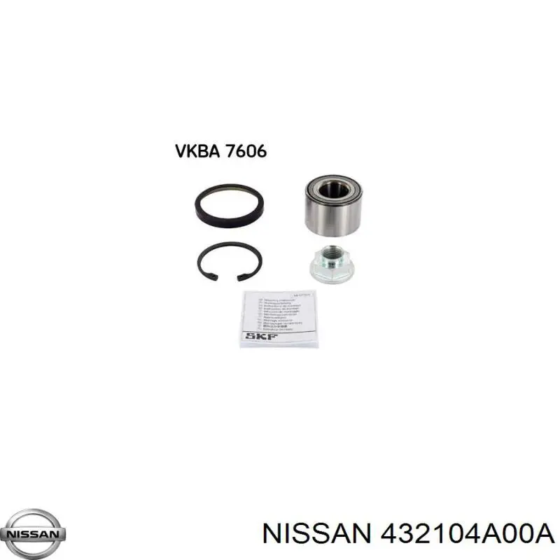 Підшипник маточини задньої 432104A00A Nissan