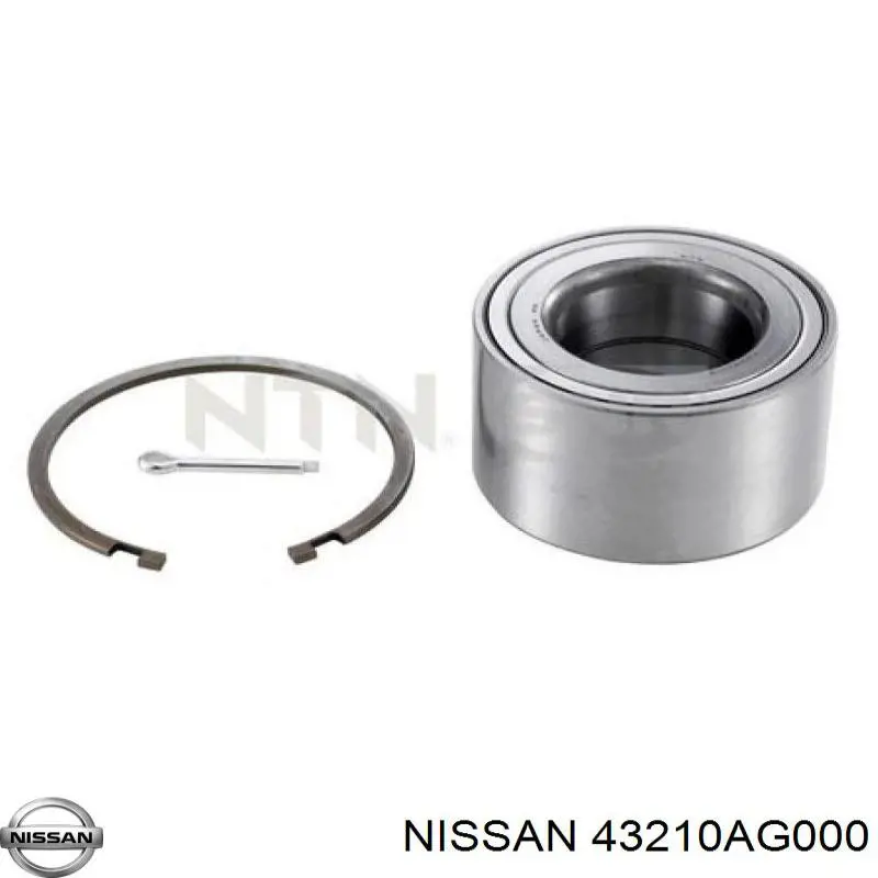 Підшипник маточини задньої Nissan/Infiniti 43210AG000 ціна, від 29.72 USD