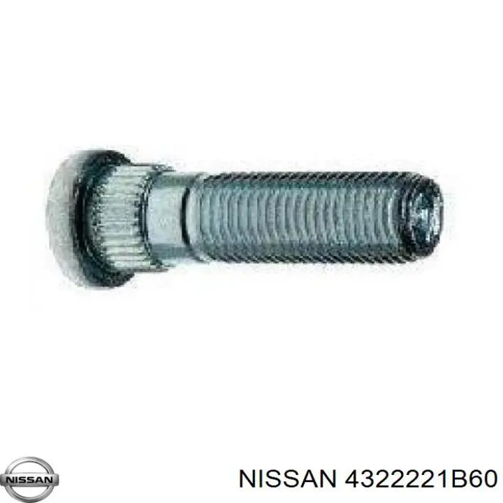 4322221B60 Nissan/Infiniti Болт кріплення колеса передній