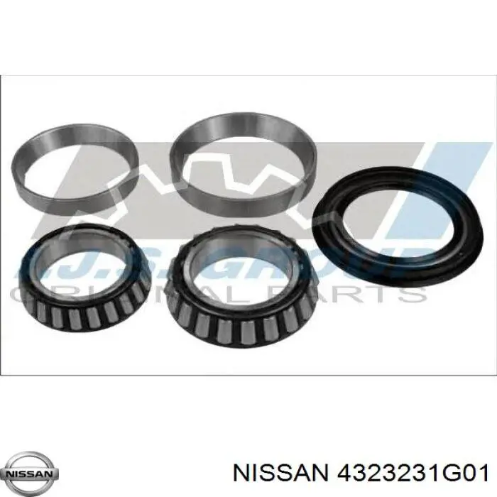 Купити 4323231G01 Nissan/Infiniti Підшипник ступиці передньої