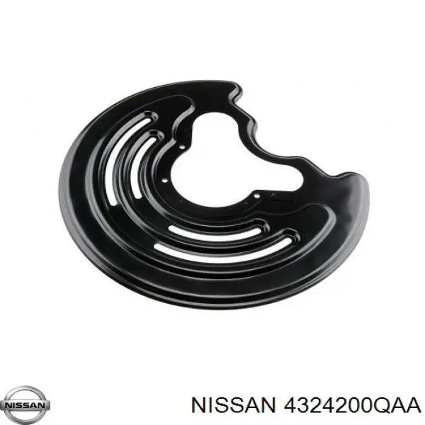 Захист гальмівного диска заднього, лівого Nissan/Infiniti 4324200QAA ціна, від 21.80 USD