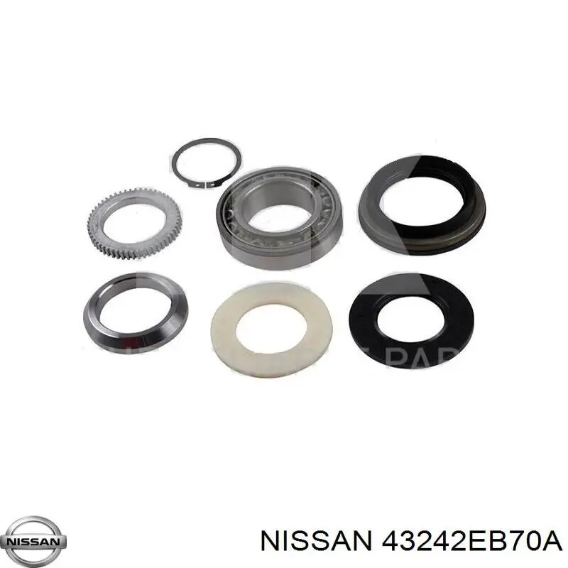 Підшипник піввісі заднього моста Nissan/Infiniti 43242EB70A ціна, від 35.79 USD
